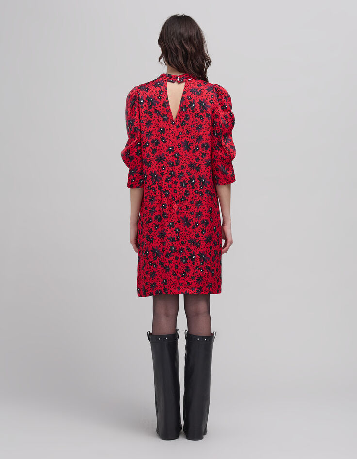 Vestido de mujer con estampado floral-3