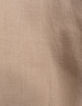 Chemise beige mix coton et lin garçon-8
