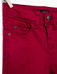 Girls' red skinny jeans-3