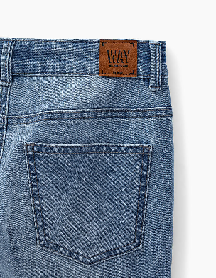 Boys' light blue skinny jeans-5