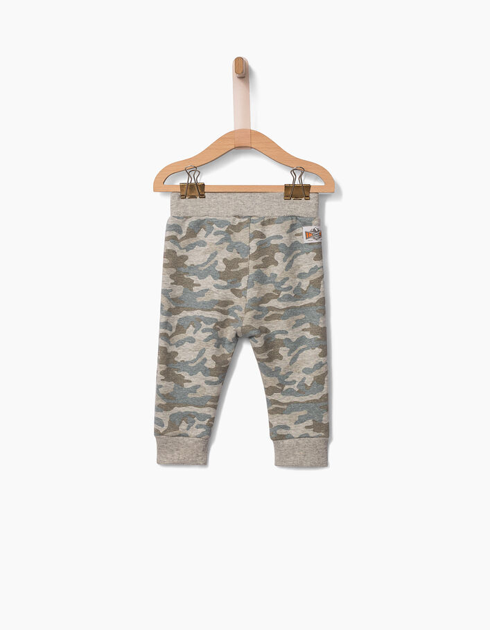 Pantalon molleton gris à imprimé bébé garçon - IKKS