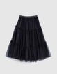 Lange zwarte rok tutu-stijl meisjes-1