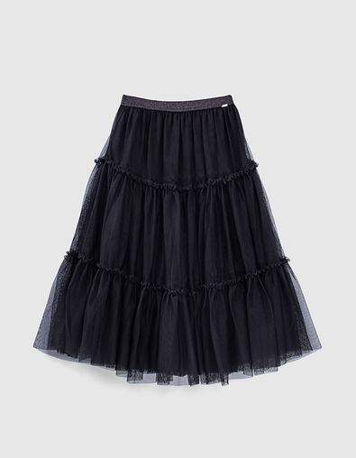 Lange zwarte rok tutu-stijl meisjes - IKKS