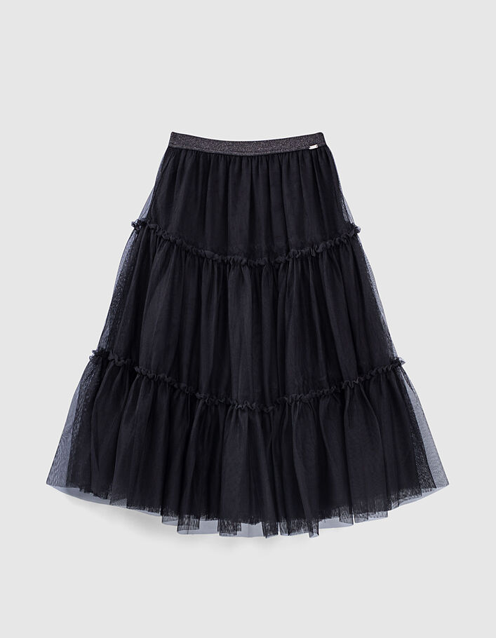 Tulle Jupe Noire Fille Ans Jupe Longue Noire Esprit Tutu Fille IKKS