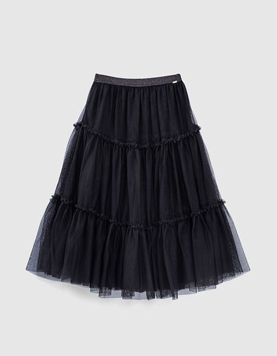 Falda larga negra estilo tutú niña - IKKS
