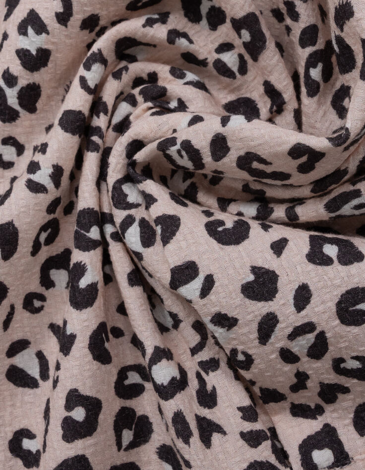 Pink leopard print shirt for girl-10
