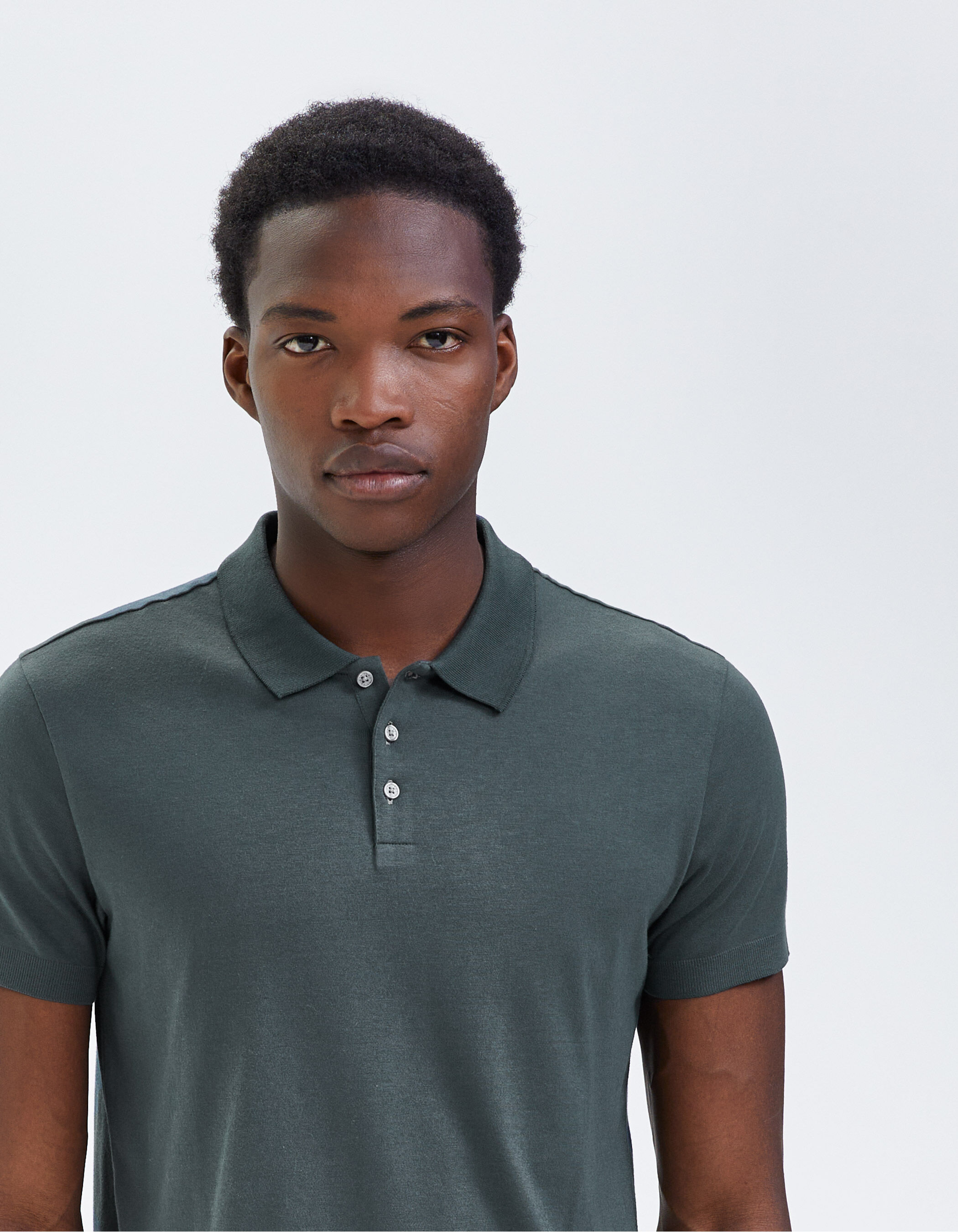 Men's silk new arrivals blend polo shirts