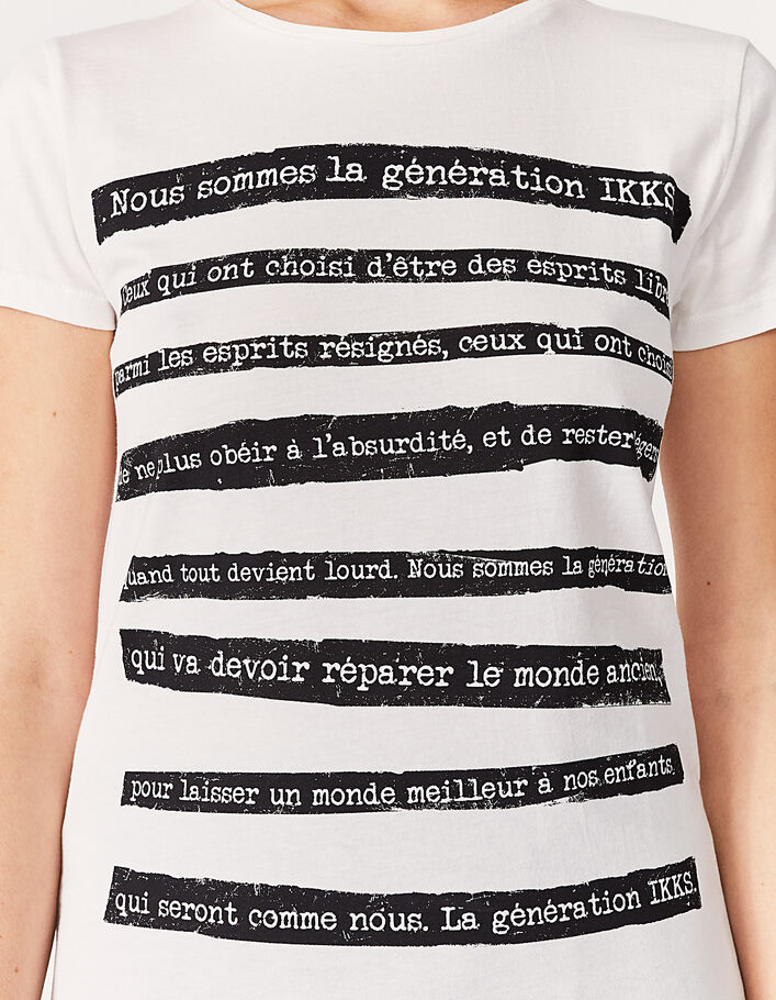 Tee-shirt Manifesto 1440 Leather Story femme-4