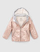Doudoune rose pâle broderies étoiles et éclairs fille-7