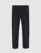 Anthrazitfarbene Flanell-Hose f&uuml;r Herren-2