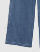 Jean LARGE bleu waterless fille-8