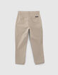 Beige Jungen-Chinohose-5
