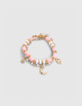 Bracelets dor&eacute;s perles et charms fille-1