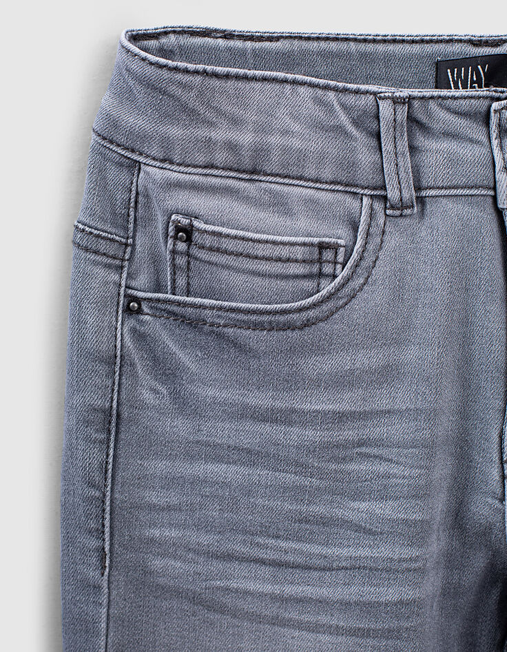 Light grey slim jeans gerecycleerd jongens -4 Light grey slim jeans gerecycleerd jongens -4