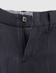 Pantalon de costume marine faux-uni garçon-6