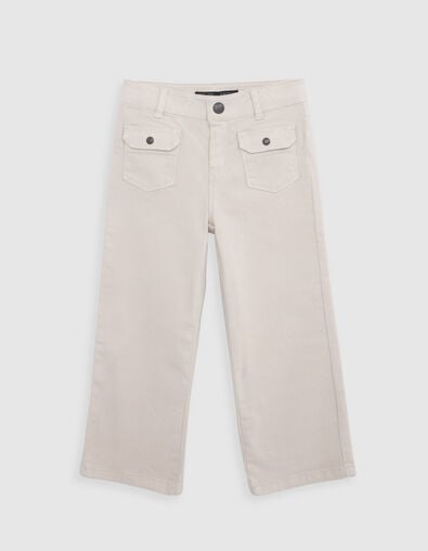 vaqueros LARGE chica crudo - IKKS