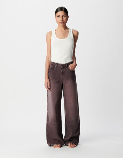 Charpentier plum high-waisted jeans Mila Women - IKKS