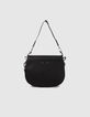 Sac besace The Waiter noir en cuir Femme-3