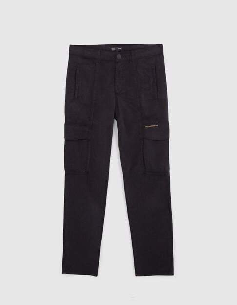 Zwarte BATTLE jeans jongens - IKKS