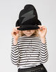 Tee-shirt marini&egrave;re &eacute;cru et noir &agrave; &eacute;clair-clous fille-1
