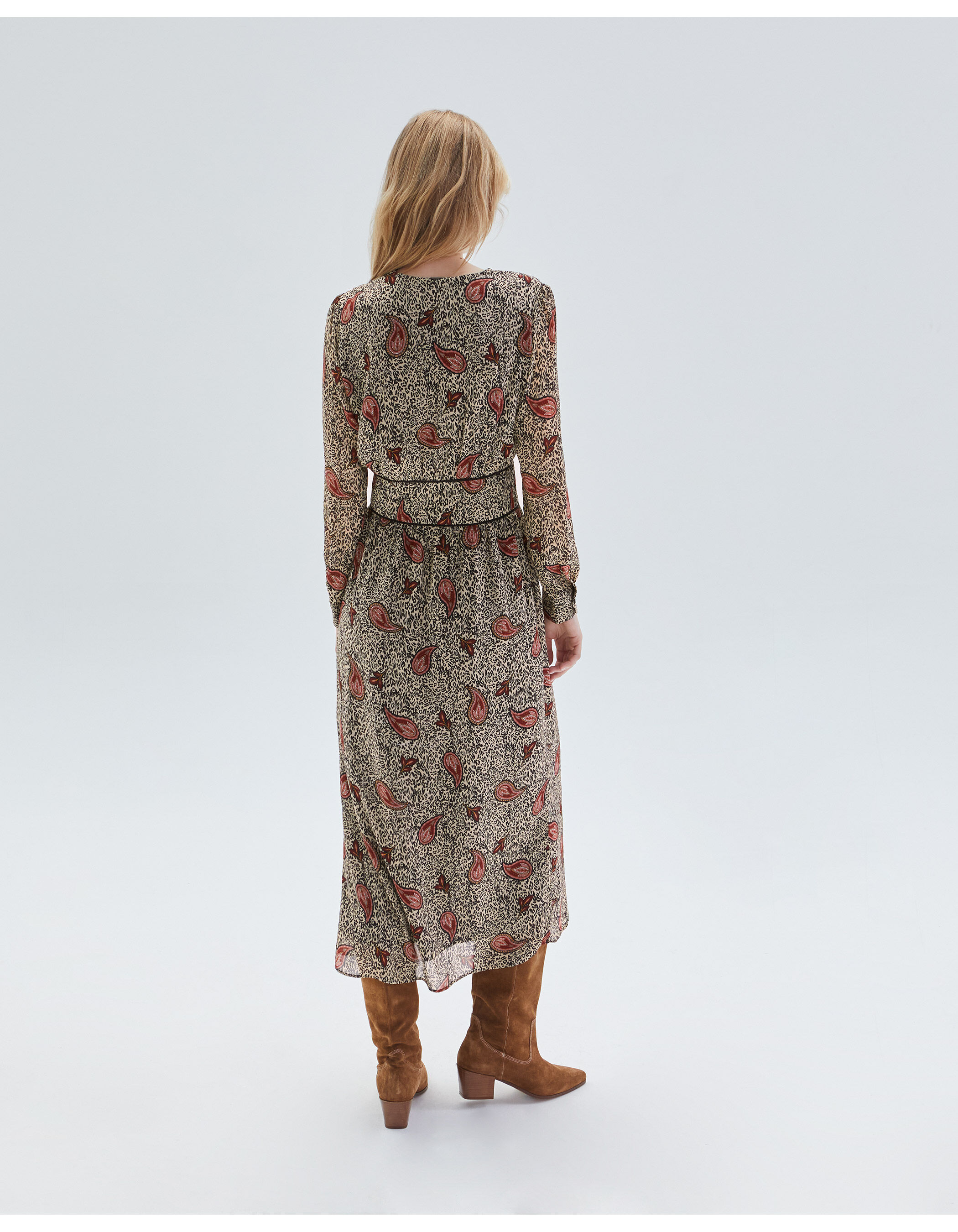 Ikks robe leopard discount