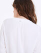 Ecru blouse viscosecr&ecirc;pe volantkraag-5
