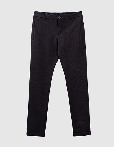 Jogpant SLIM gris prince-de-galles IKKS BETTER Homme - IKKS