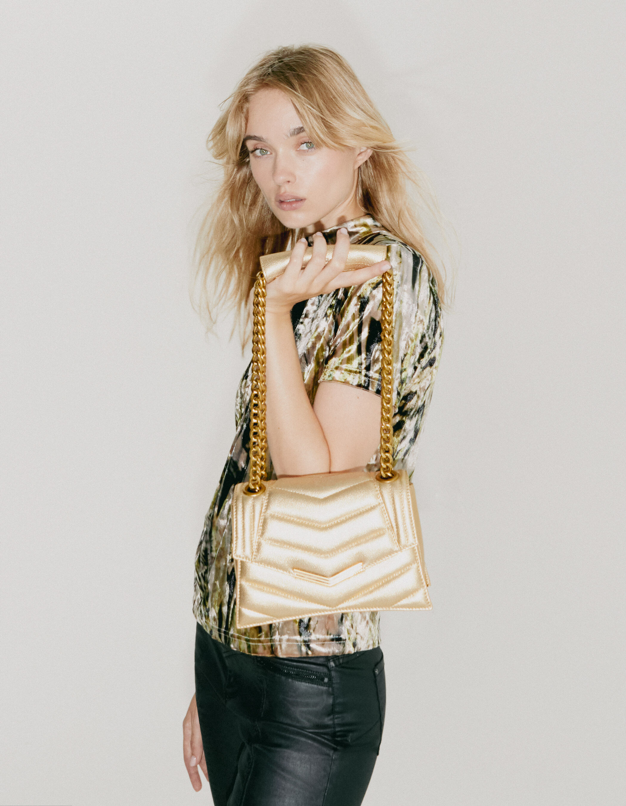 Ikks outlet top cuir