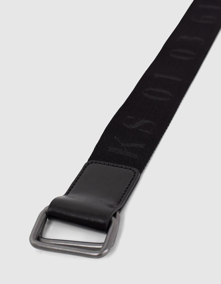 Men’s black belt with double-ring buckle-4