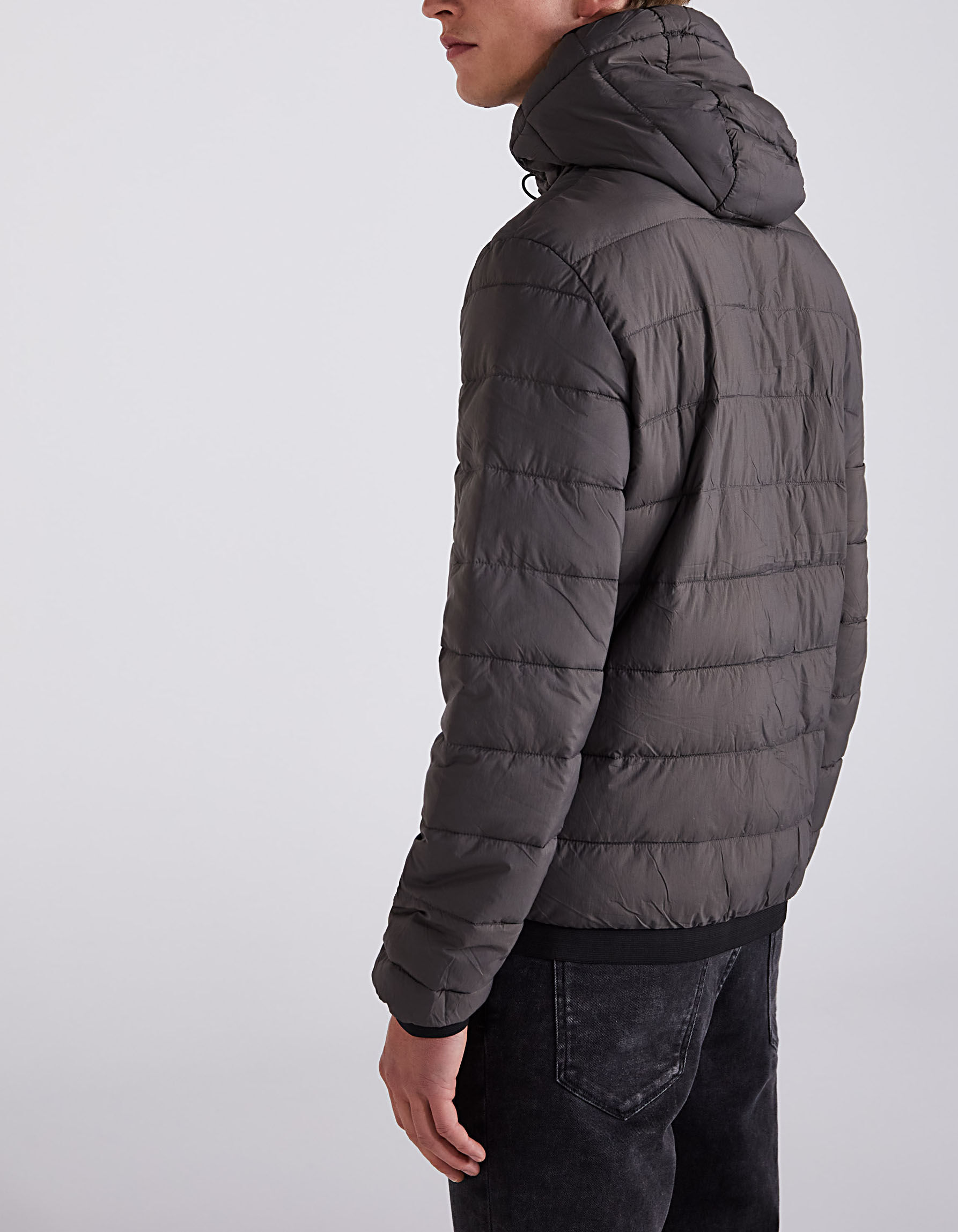 Men light padded parka store