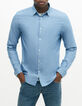 Camisa SLIM &iacute;ndigo denim hombre-4