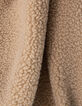 Cárdigan beige sherpa reciclado bolsillos cremallera niño-7
