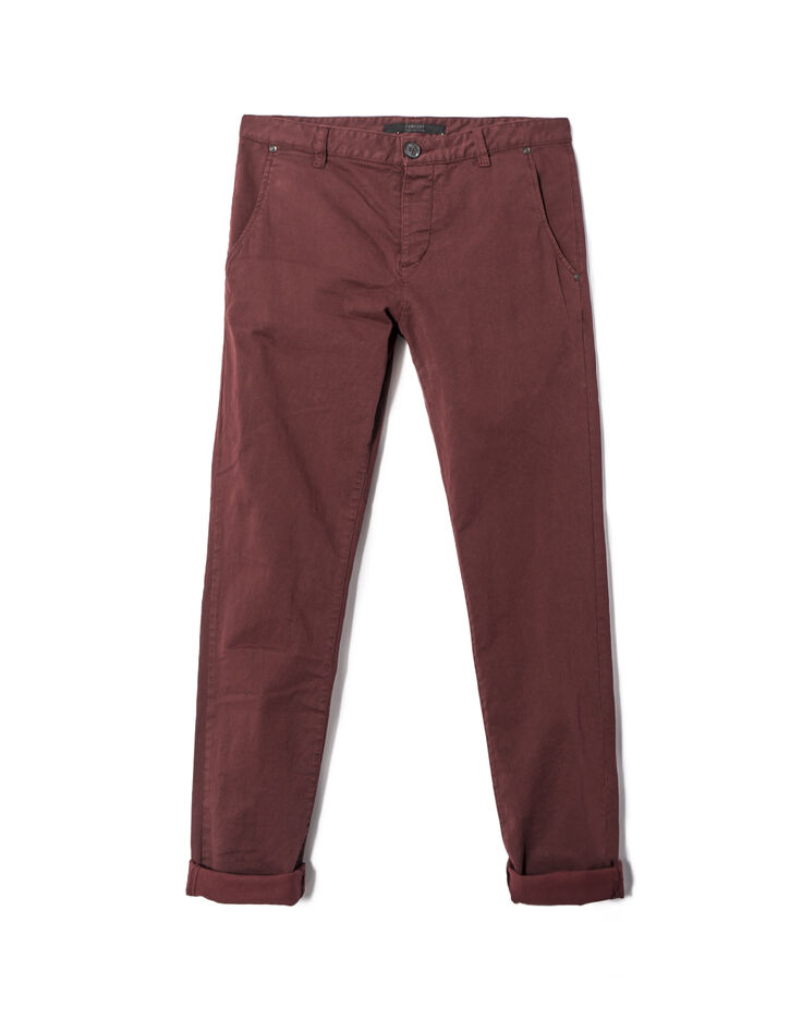 Pantalon homme bordeaux-6