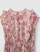 Baby girls’ pink floral paisley Lenzing™ Ecovero™ jumpsuit-4