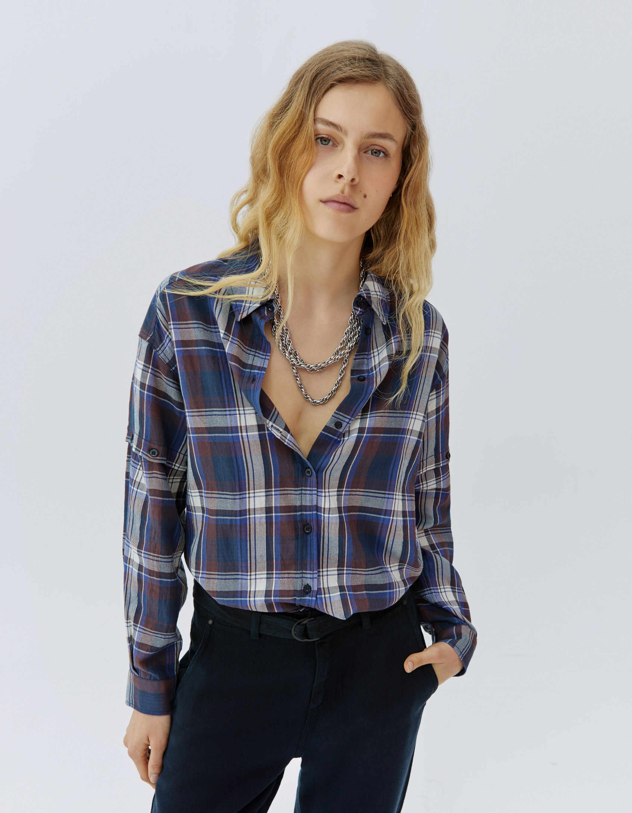 Chemise jean ikks hotsell femme