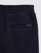 Pantalón de chándal de punto azul marino Ottoman de niño-5