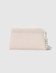 THE 1. Clutch SEASONALS Women's chalk suede bag-3