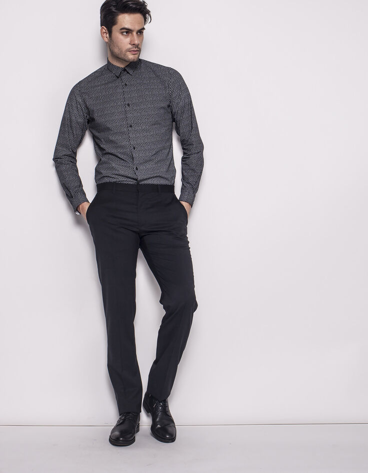 Men's slim trousers-1