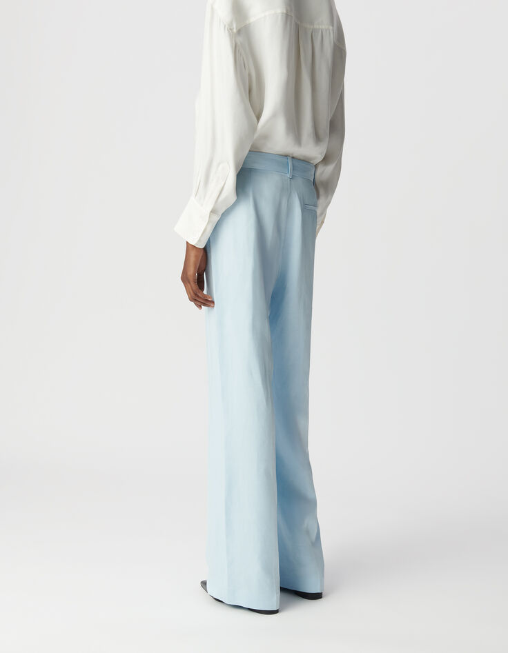 Pantalon de tailleur ciel-3