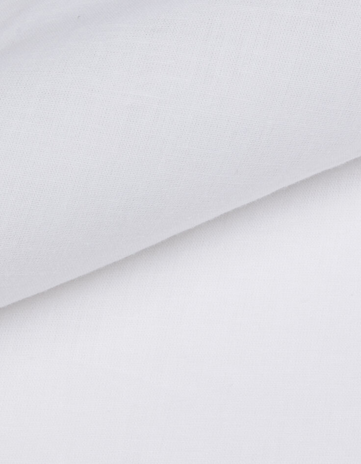 Top blanco tirantes finos con encaje Mujer-10