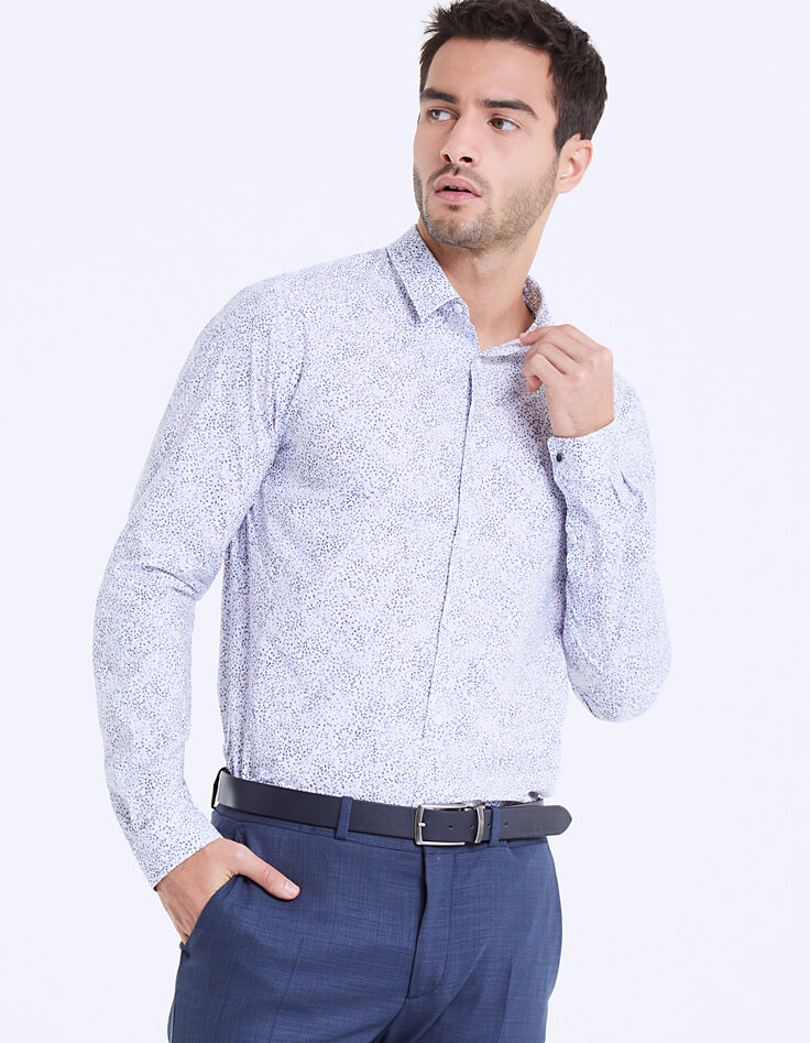 Camisa slim Liberty de hojas shadow Hombre-3