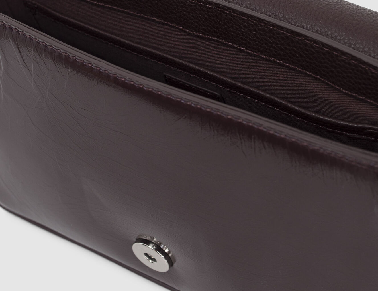 Le 111 TRINITY SCHOOL bordeaux cuir embossé python Femme - IKKS-5