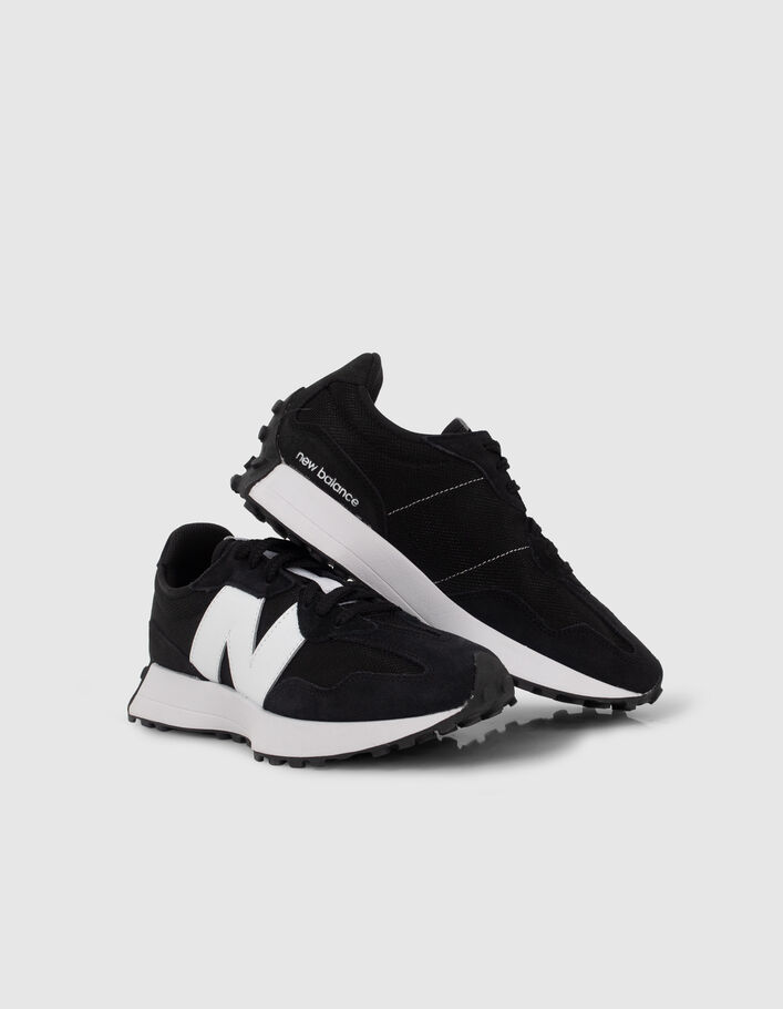 Deportivas NEW BALANCE 327 negras y blancas-7