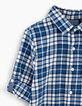 Boys&rsquo; navy check print shirt-5