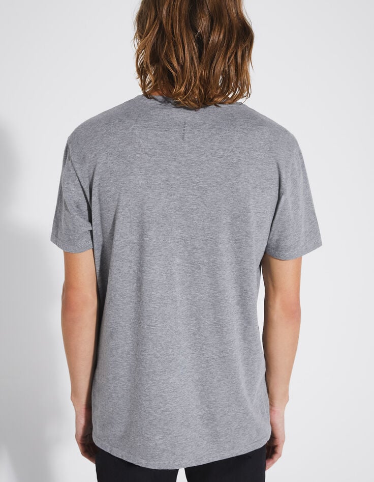 Camiseta gris medio rave DRY FAST Hombre-2