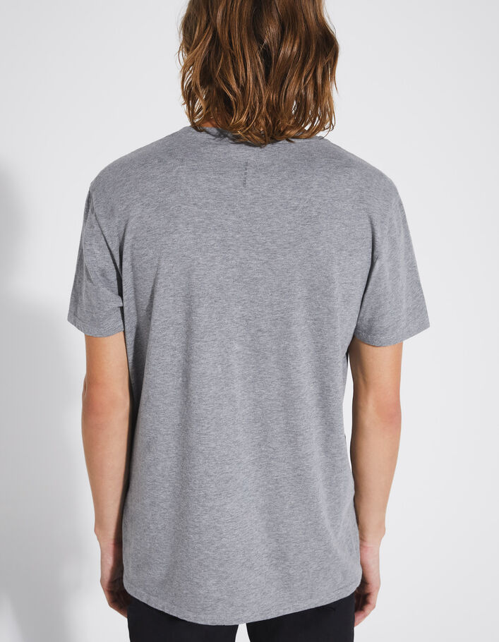 Men’s medium grey rave image DRY FAST T-shirt - IKKS