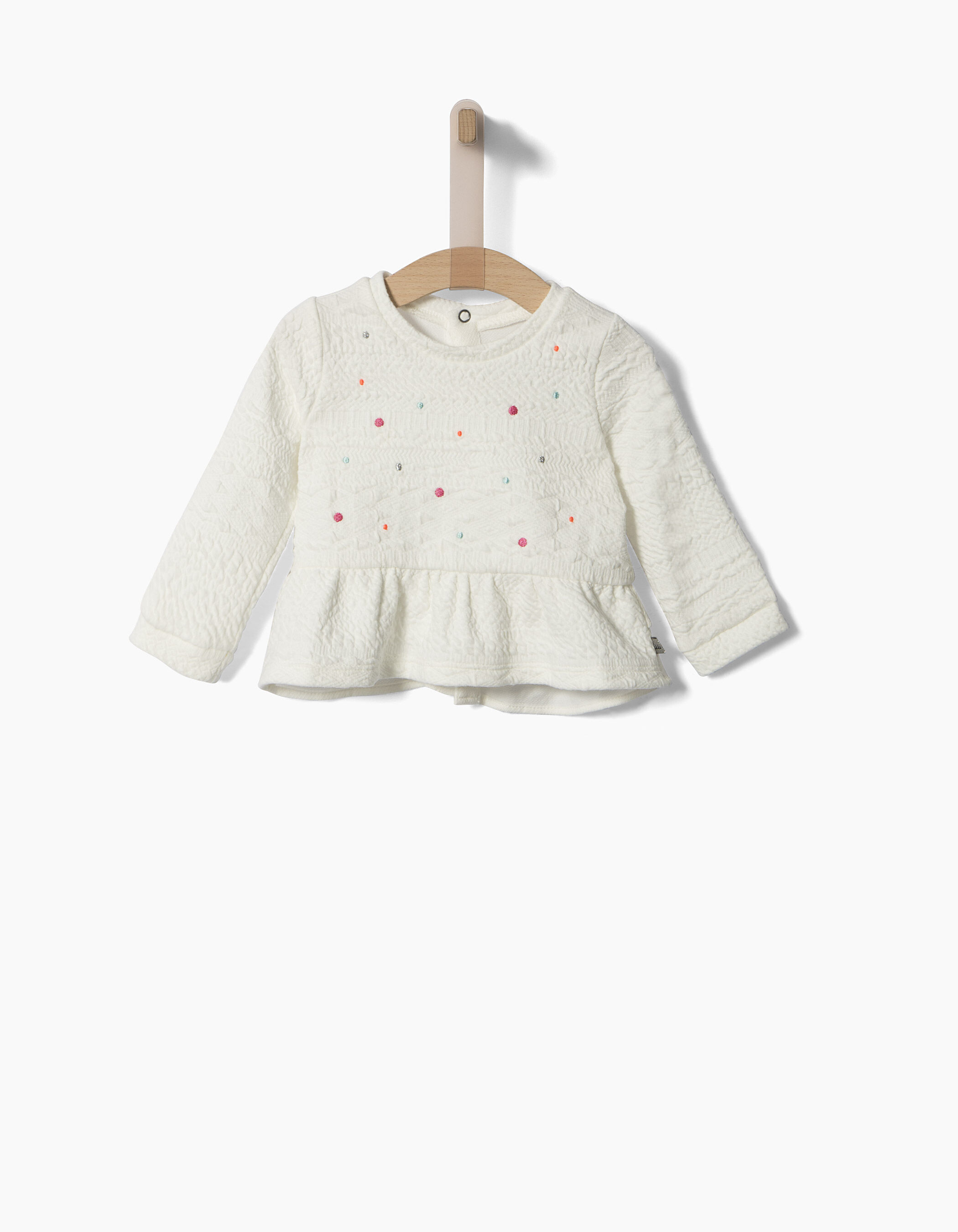 Sudadera blanca bebe 2025 niña