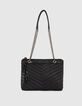 Sac double pochettes 1440 REPORTER en cuir matelassé femme-1