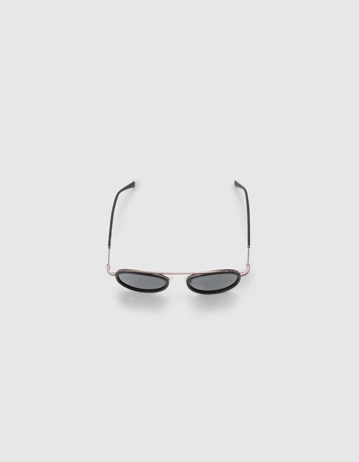 Zonnebril zwart pantos-stijl Heren-8