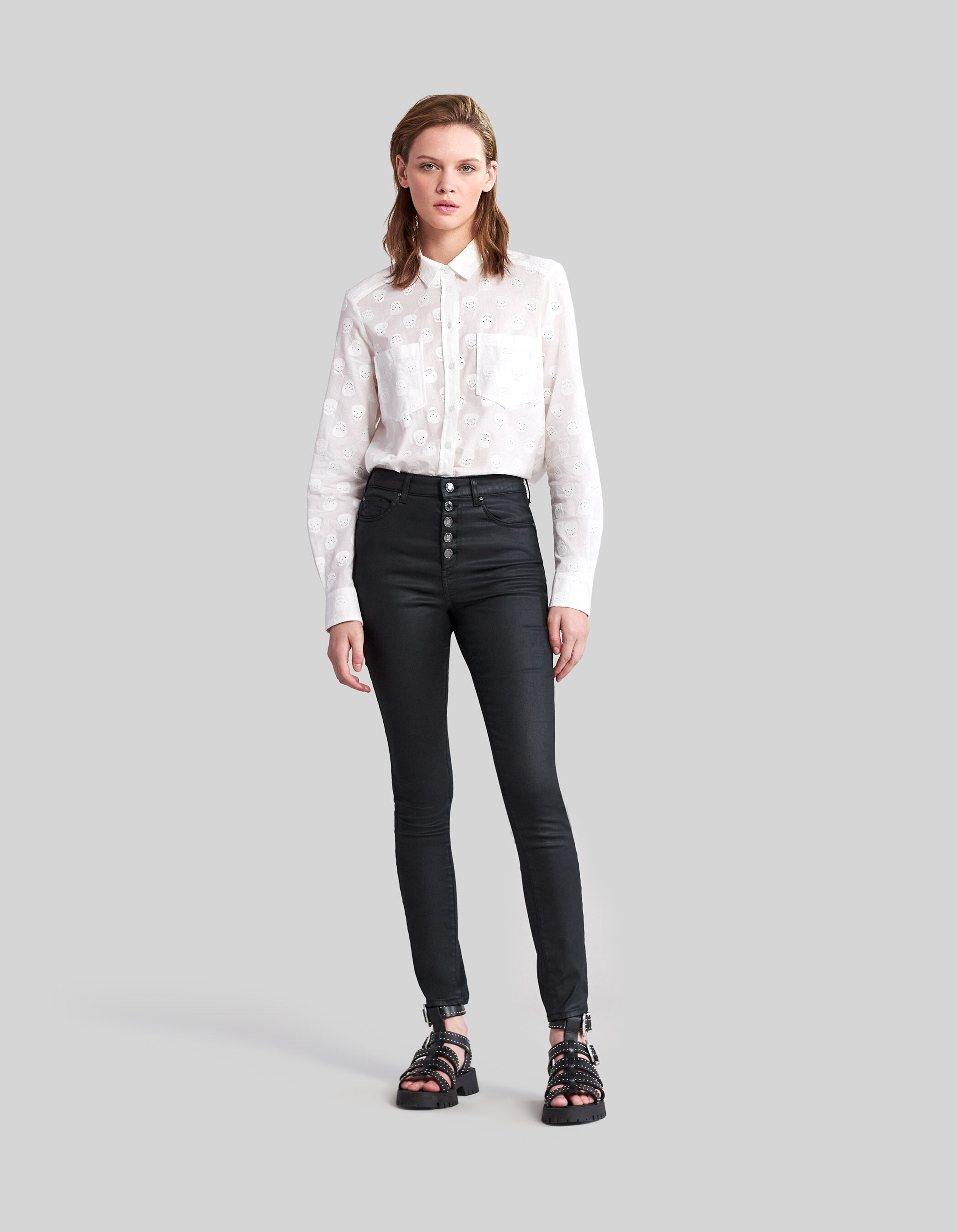 Chemise tete de mort femme 2025
